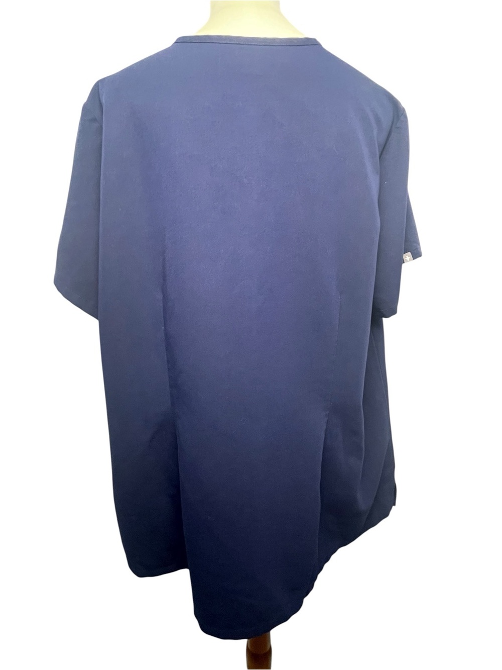 Figs Navy V-Neck Scrub Tunic- Catarina - Picture 6 of 9
